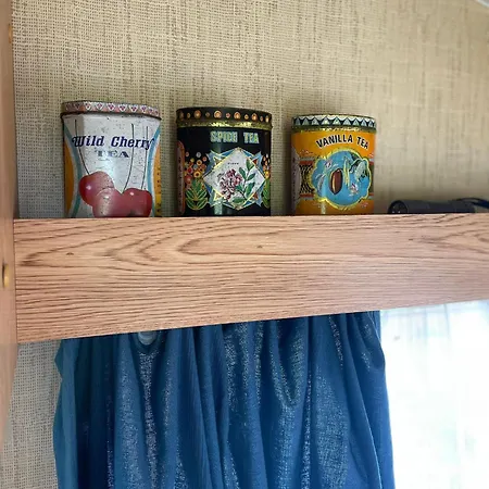 Vintage Caravan In Old Orchard At Farm Huize Blokland *