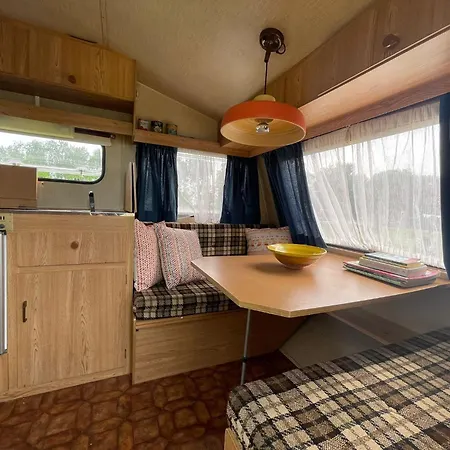 Vintage Caravan In Old Orchard At Farm Huize Blokland * Hem