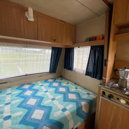 Parque de Campismo Vintage Caravan In Old Orchard At Farm Huize Blokland