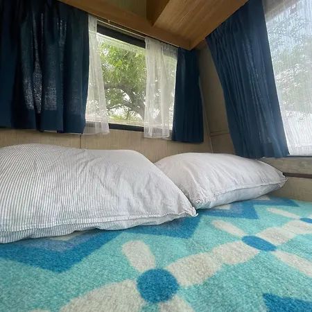 Vintage Caravan In Old Orchard At Farm Huize Blokland * Hem