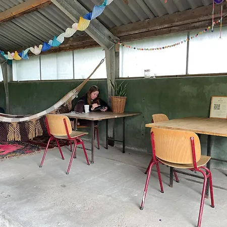 Vintage Caravan In Old Orchard At Farm Huize Blokland Κάμπινγκ *